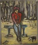 Художница Мария Вихрова, Современная жанровая живопись Картина Дама с собачкой